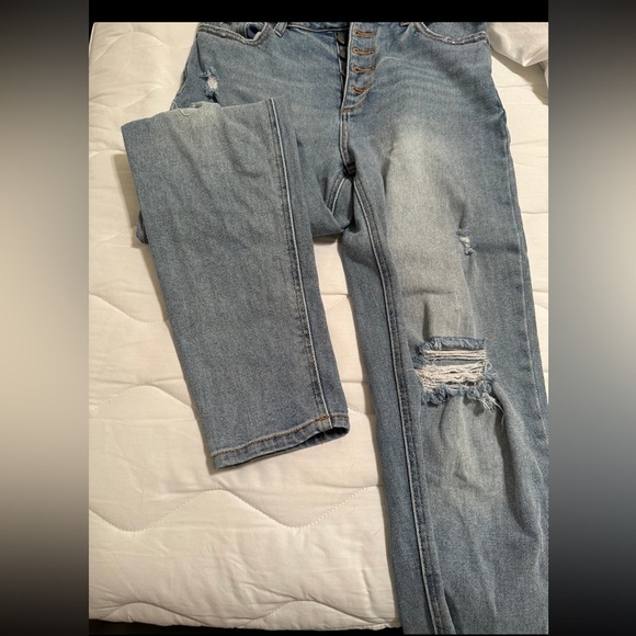 Tinsel Straight Ankle High Waist Mom Jeans- Size 27 - Picture 5 of 7